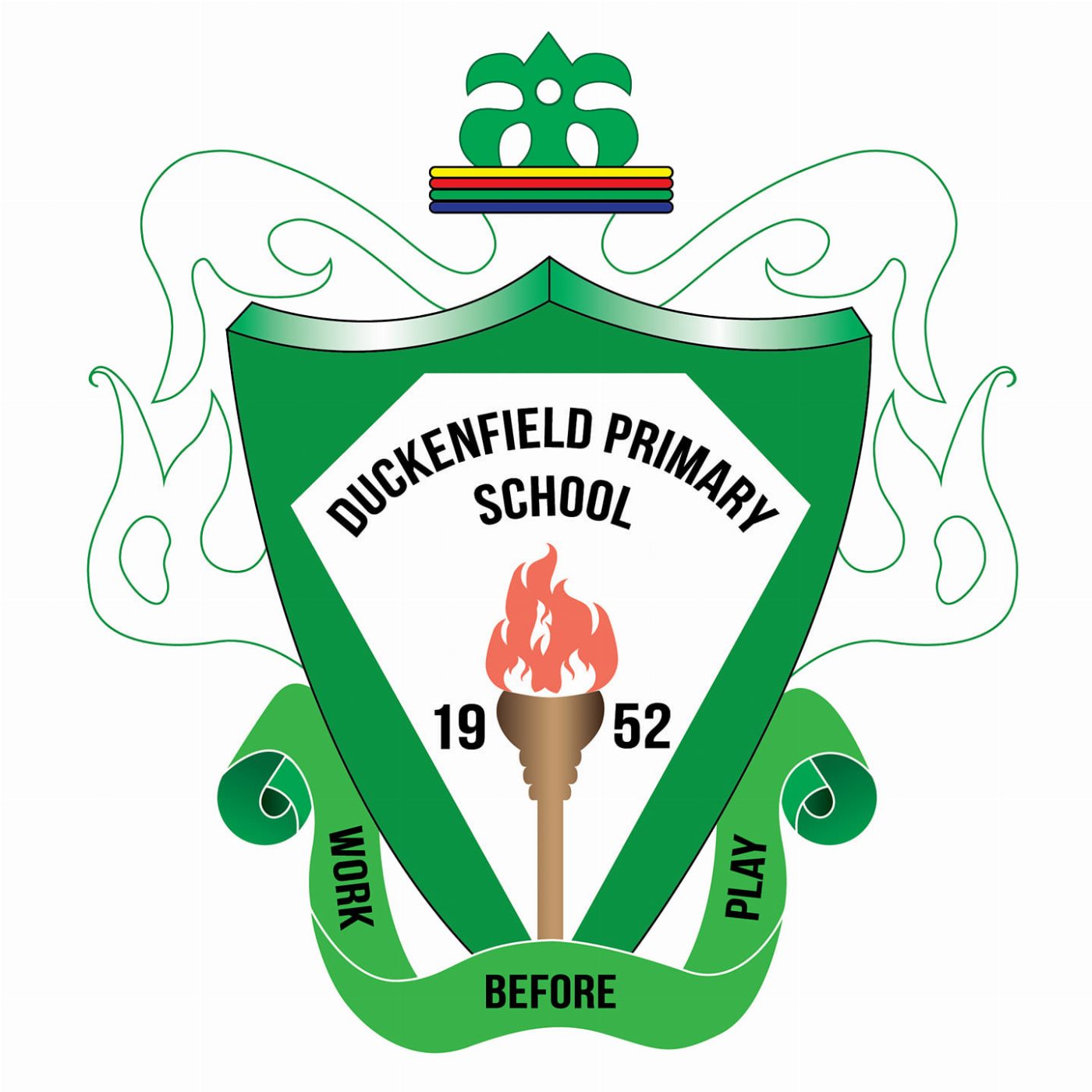 Duckenfield Primary School crest